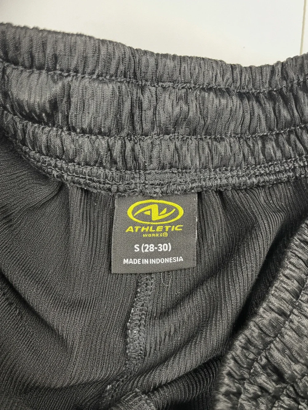 Athletic Works Black Mesh Shorts Small 28-30 Athletic